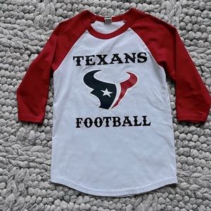 Houston Texans raglan graphic tshirt